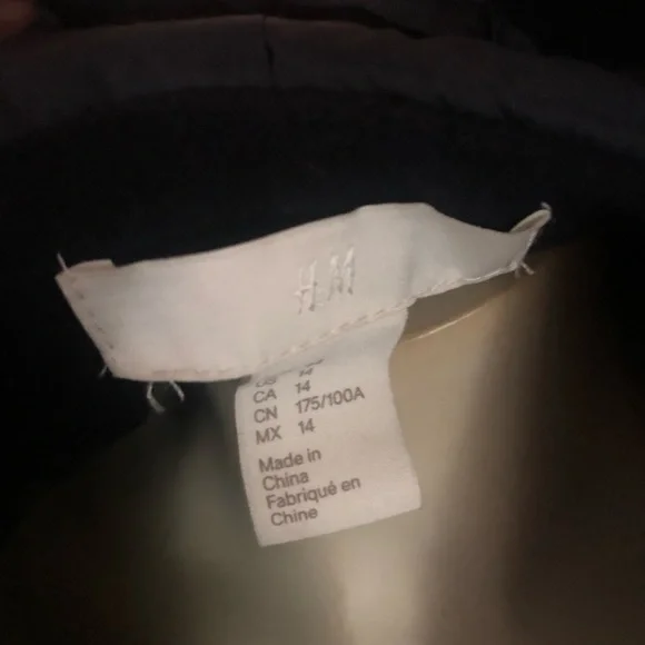 Navy Blue Peacoat by H&M - Picture 14 of 14